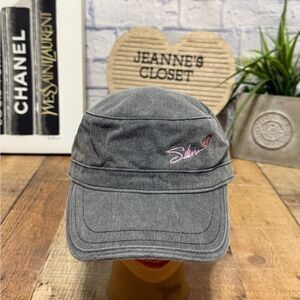 Selena Hat One Size Military Cap Queen Of Cumbia   Logo Heart Adjustable Strap